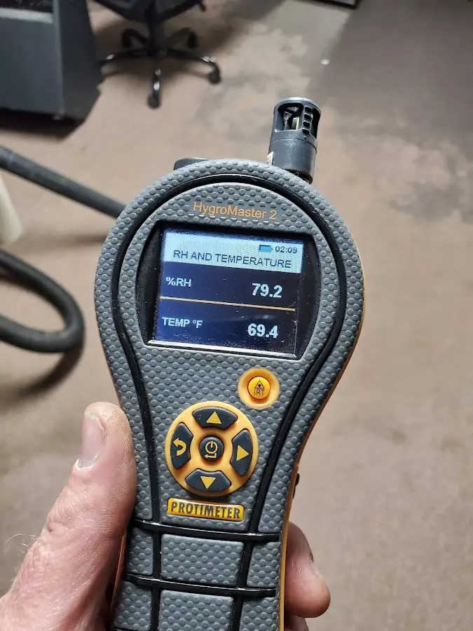 Moisture meter humidity assessment for Fire & Smoke Damage Restoration in Delavan